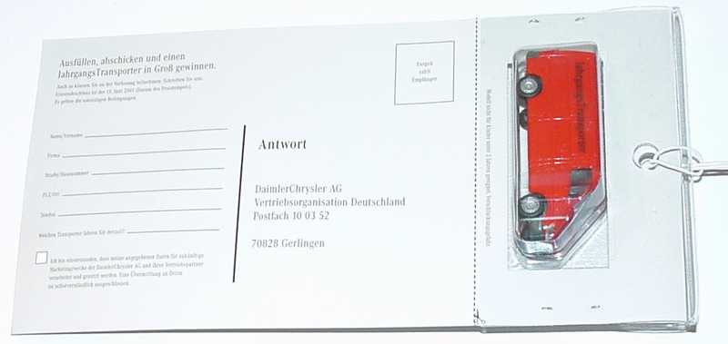 Foto 1:87 Mercedes-Benz Sprinter Facelift Kasten Jahrgangs Transporter (in Sonderverpackung)Werbemodell herpa