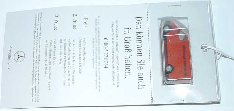 Foto 1:87 Mercedes-Benz Sprinter Facelift Kasten Jahrgangs Transporter (in Sonderverpackung)Werbemodell herpa