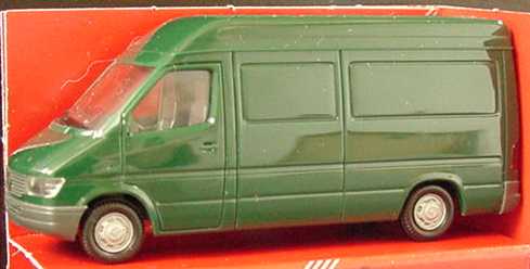 Foto 1:87 Mercedes-Benz Sprinter Kasten Hochdach dunkelgrün herpa 042536