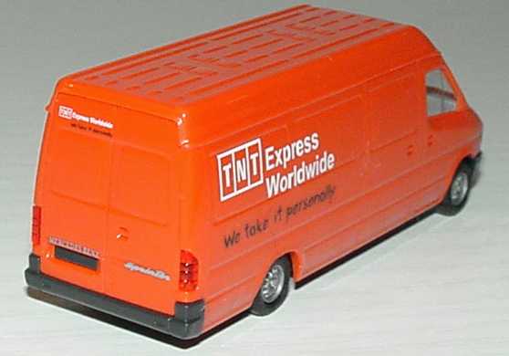 Foto 1:87 Mercedes-Benz Sprinter Kasten Hochdach lang TNT Express Worldwide, We take it personally Busch 47808