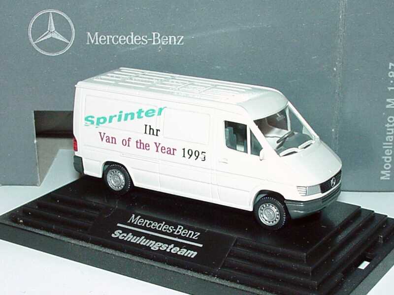 Foto 1:87 Mercedes-Benz Sprinter Kasten Sprinter - Ihr Van of the Year 1995, Schulungsteam Werbemodell Wiking B66000050