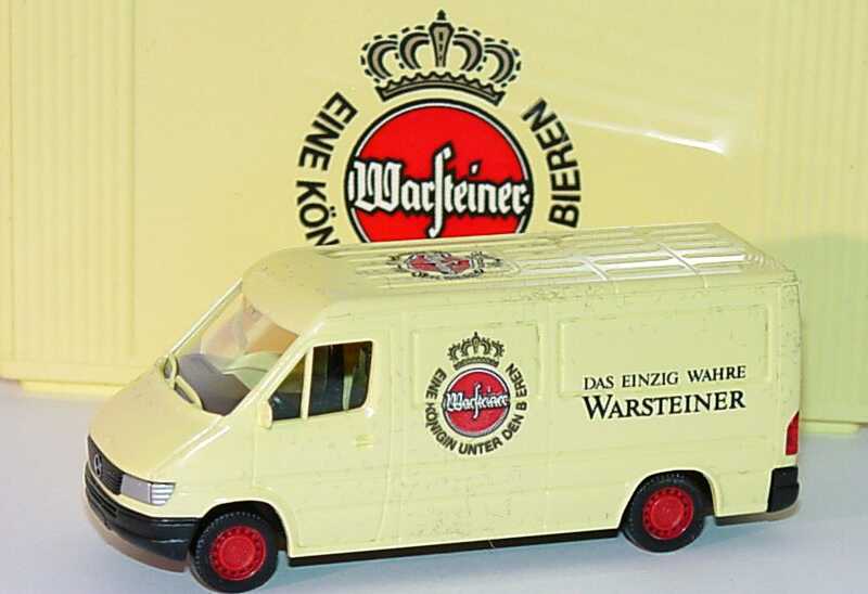 Foto 1:87 Mercedes-Benz Sprinter Kasten Warsteiner - Das einzig Wahre  (verpackt in kleinem Bierkasten) Wiking