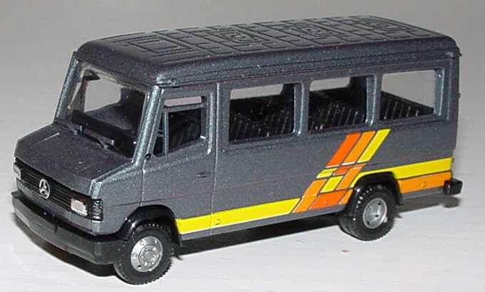 Foto 1:87 Mercedes-Benz T2 Bus (kurz) grau-met. Mit Dekor Praliné