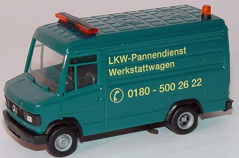 Foto 1:87 Mercedes-Benz T2 Kasten kurz LKW-Pannendienst Werkstattwagen, 0180 - 500 26 22 herpa 261012