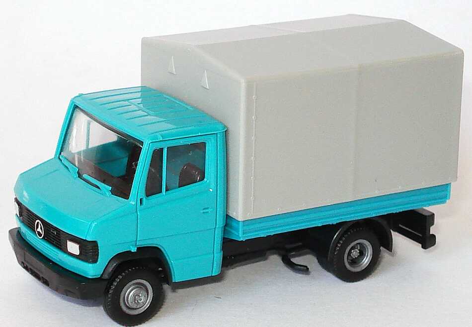 Foto 1:87 Mercedes-Benz T2 PP türkis, Plane grau herpa 4014