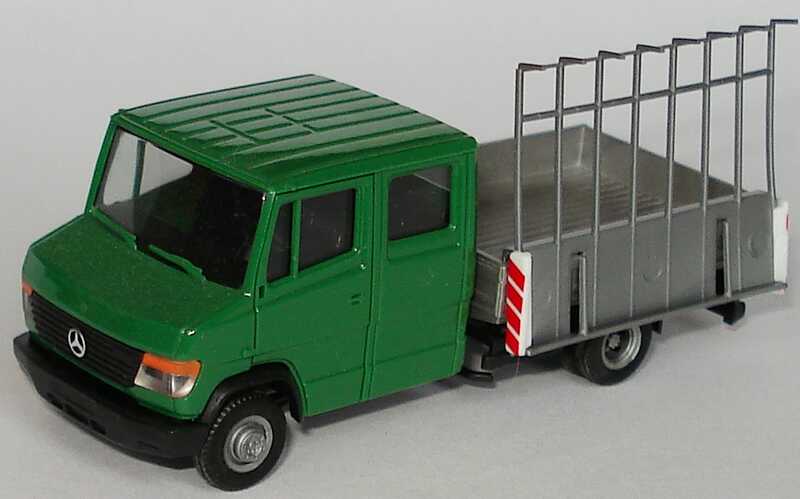 Mercedes Benz T2 Vario Doka Pritsche Mit Glastransportgestell Gr n 