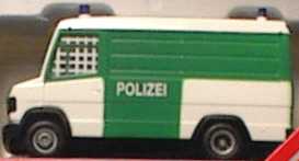 Foto 1:87 Mercedes-Benz T2 (mit vergitterten Fenstern) Polizei herpa 041836