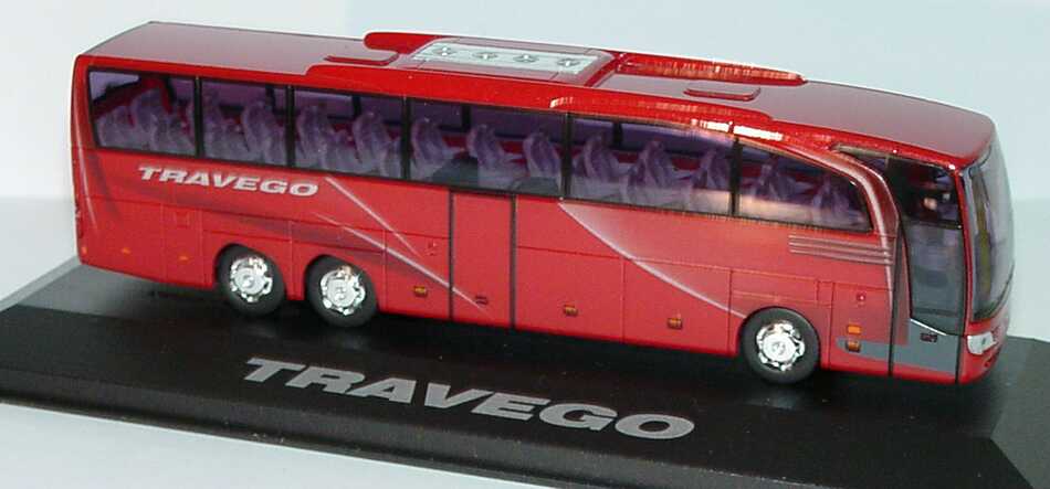Foto 1:87 Mercedes-Benz Travego M Facelift 2006 3a Travego rot-met. Werbemodell Rietze B66000706