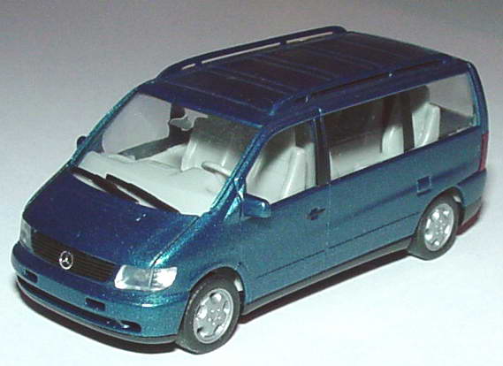 Foto 1:87 Mercedes-Benz V 230 mandarinblau-met. herpa 032131