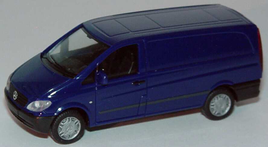 Foto 1:87 Mercedes-Benz Vito II Kasten dunkelblau herpa 046008