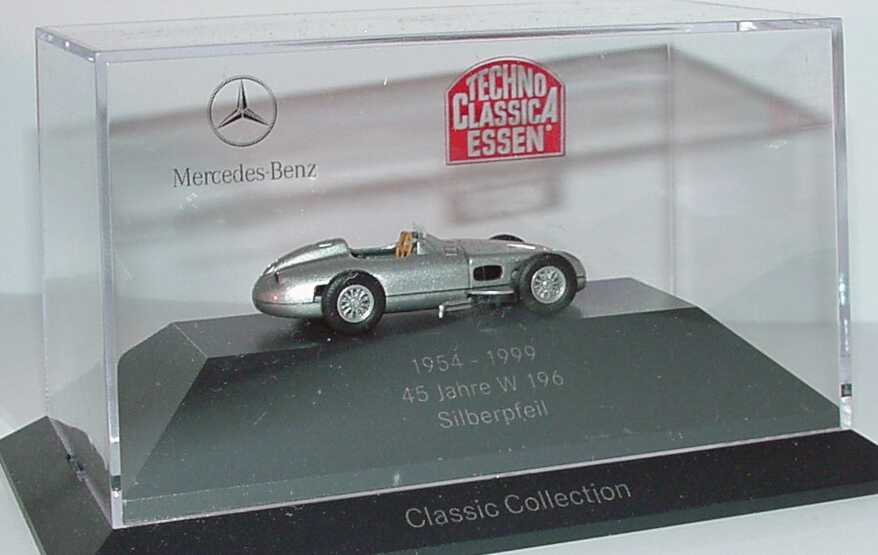 Foto 1:87 Mercedes-Benz W196 Silberpfeil 45 Jahre W 196 Silberpfeil Techno Classica Essen 1999 Werbemodell Busch B66045765