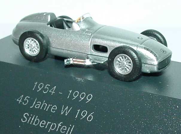 Foto 1:87 Mercedes-Benz W196 Silberpfeil 45 Jahre W 196 Silberpfeil Techno Classica Essen 1999 Werbemodell Busch B66045765