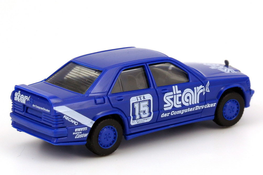 Foto 1:87 Mercedes-Benz 190E 2.3-16 W201 DTM 1988 RSM Marko Star Nr. 15 v. Ommen herpa 3566