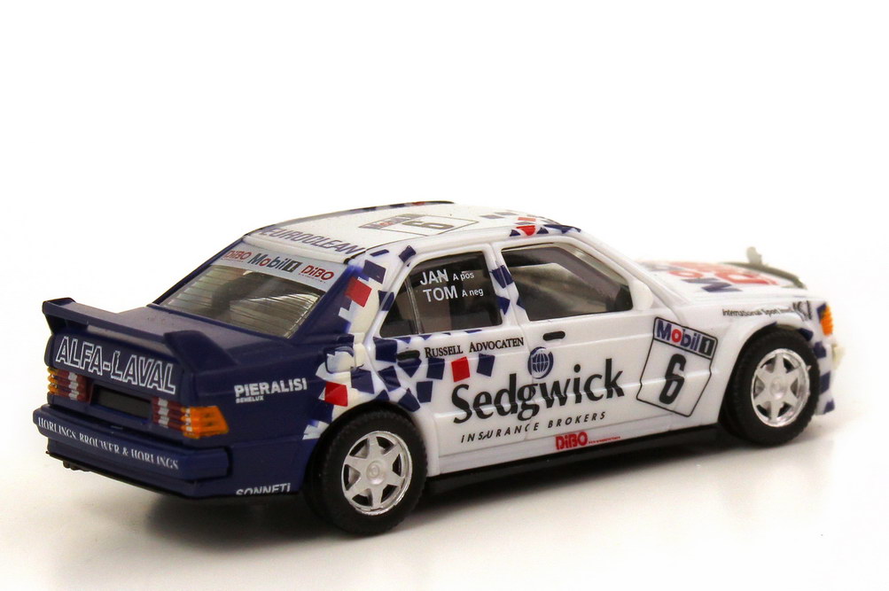 Foto 1:87 Mercedes-Benz 190E 2.5-16 Evolution I Sedgwick Nr. 6, Jan Langeberg (Top 2000 ´93) herpa 035965