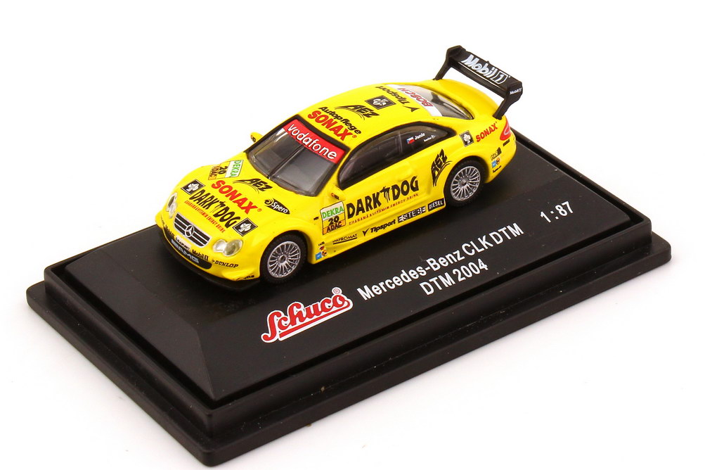 Foto 1:87 Mercedes-Benz CLK (C209) DTM 2004 Rosberg, Dark Dog Nr.20, Jaroslav Janis Schuco 21905