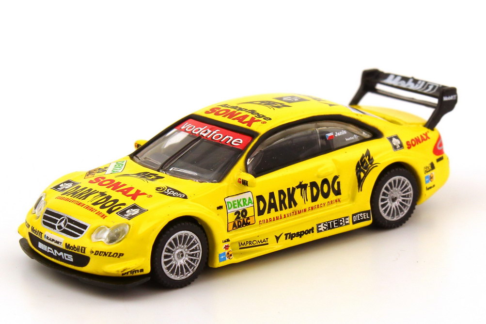 Foto 1:87 Mercedes-Benz CLK (C209) DTM 2004 Rosberg, Dark Dog Nr.20, Jaroslav Janis Schuco 21905
