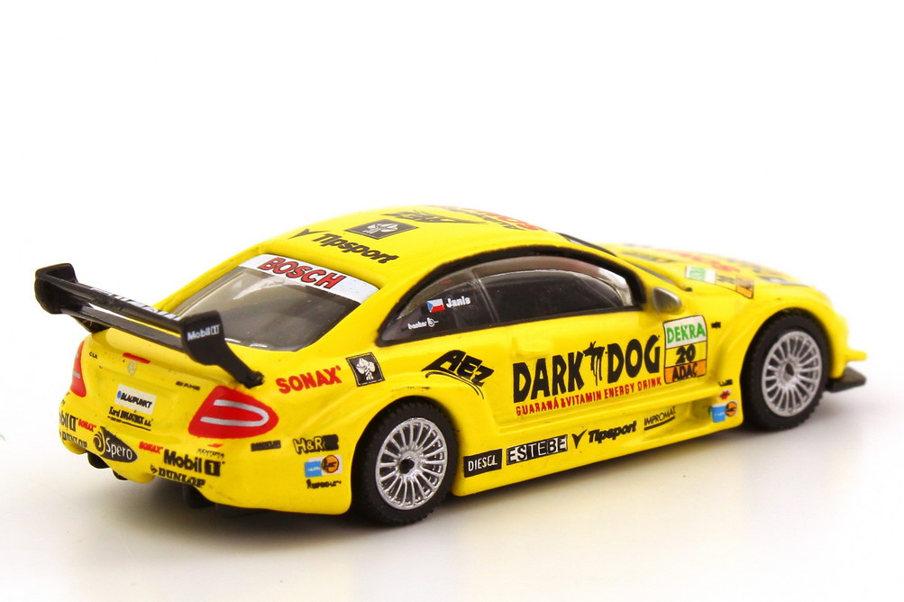 Foto 1:87 Mercedes-Benz CLK (C209) DTM 2004 Rosberg, Dark Dog Nr.20, Jaroslav Janis Schuco 21905