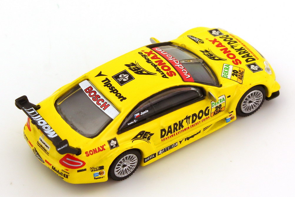 Foto 1:87 Mercedes-Benz CLK (C209) DTM 2004 Rosberg, Dark Dog Nr.20, Jaroslav Janis Schuco 21905