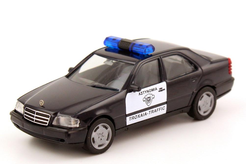 Foto 1:87 Mercedes-Benz C 200 (W202) Polizei Griechenland Troxaia-Traffic herpa 186513
