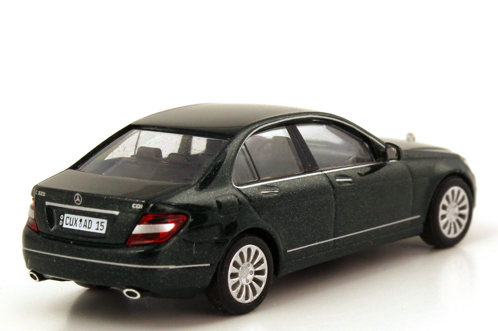 Foto 1:87 Mercedes-Benz C-Klasse C 320 CDI Elegance (W204) periklasgrün-met. CMD-Edition Busch 43605