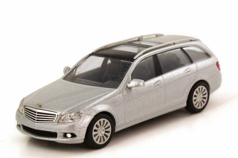 Foto 1:87 Mercedes-Benz C-Klasse T-Modell Elegance (S204) iridiumsilber-met. Busch B66962362