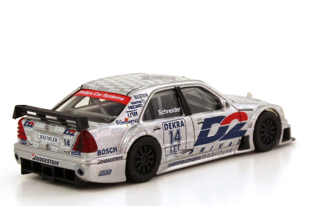 Foto 1:87 Mercedes-Benz C-Klasse C 180 (W202) DTM 1995 AMG, D2 Privat Nr.14, Schneider herpa 036504