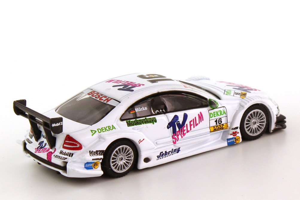 Foto 1:87 Mercedes-Benz C-Klasse (W203) DTM 2005 Mücke Motorsport, TV Spielfilm Nr.16, Stefan Mücke Schuco 25054