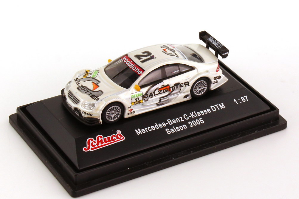 Foto 1:87 Mercedes-Benz C-Klasse (W203) DTM 2005 Persson, Salzgitter Nr.21, Green Schuco 35039