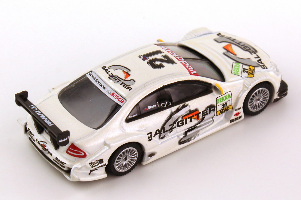 Foto 1:87 Mercedes-Benz C-Klasse (W203) DTM 2005 Persson, Salzgitter Nr.21, Green Schuco 35039
