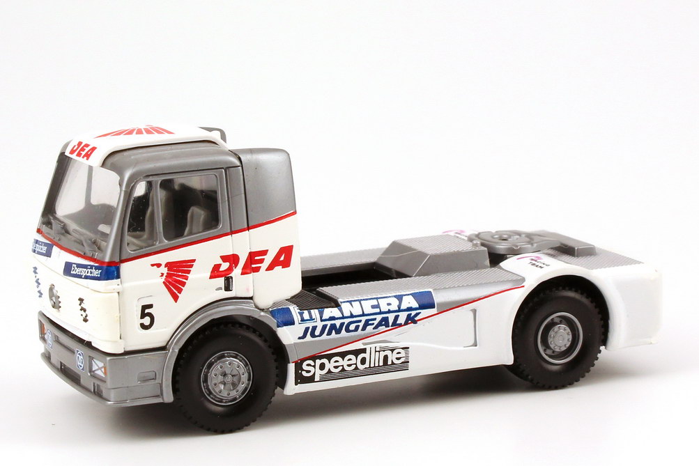 Foto 1:87 Mercedes-Benz SK 1450 S Renntruck ETRC 1991 DEA Nr.5 Werbemodell Wiking B66000002