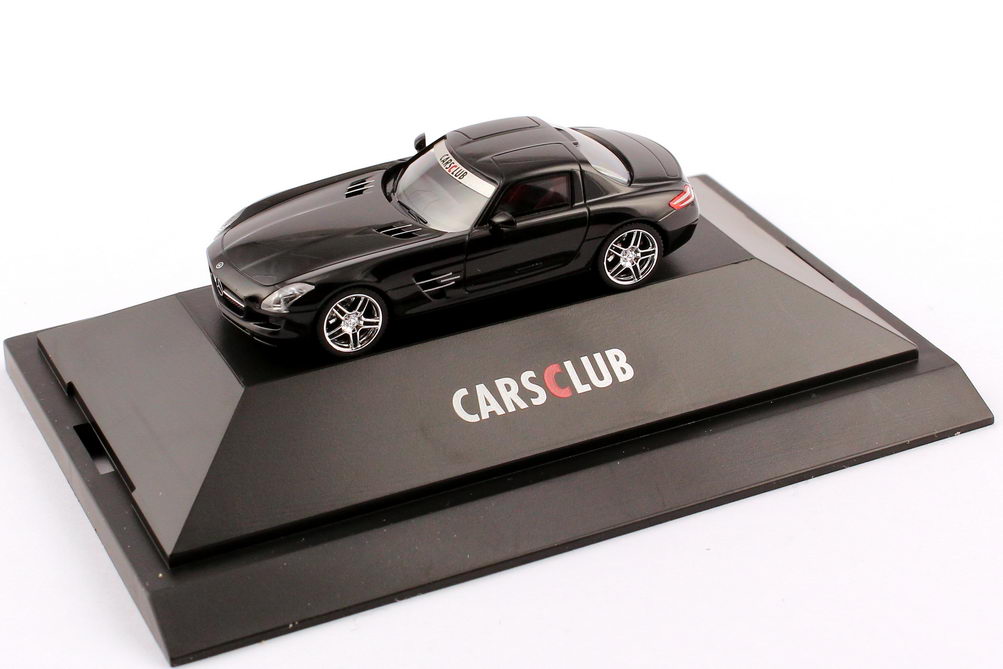 Foto 1:87 Mercedes-Benz SLS AMG (C197) schwarz Cars Club (HCC 2010) herpa 193566