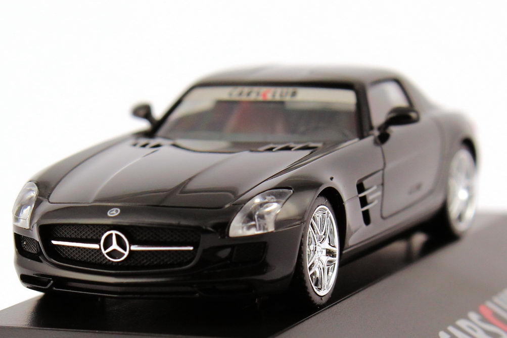 Foto 1:87 Mercedes-Benz SLS AMG (C197) schwarz Cars Club (HCC 2010) herpa 193566