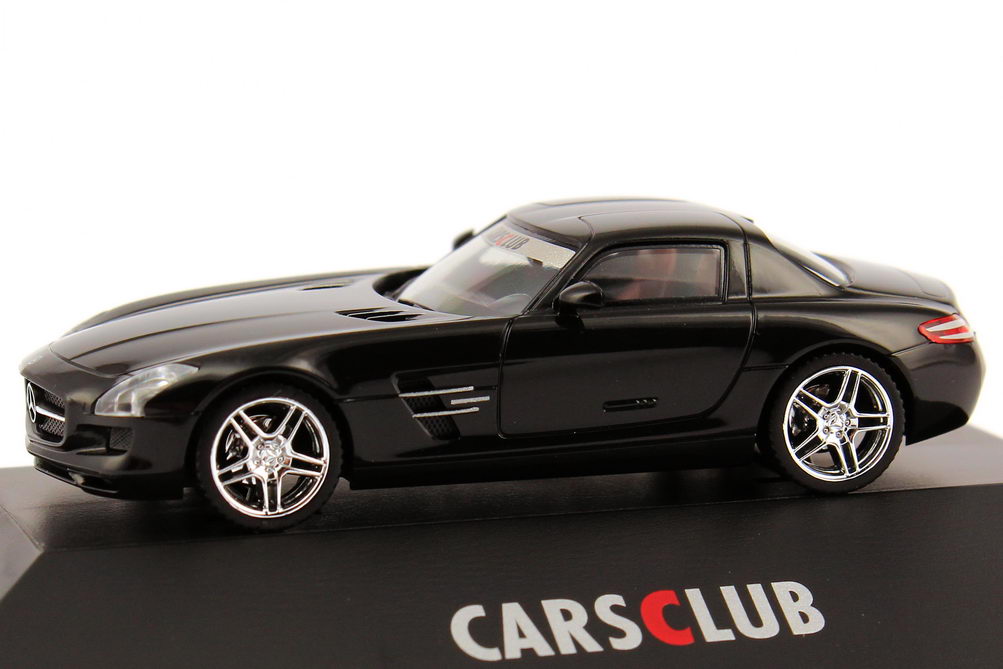 Foto 1:87 Mercedes-Benz SLS AMG (C197) schwarz Cars Club (HCC 2010) herpa 193566