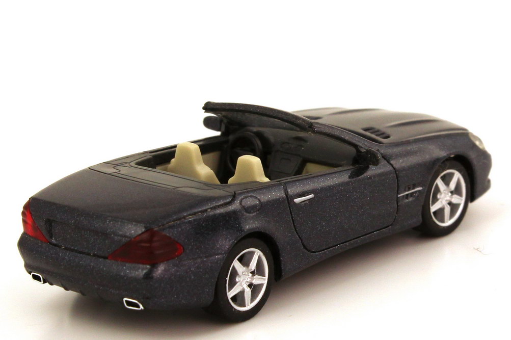 Foto 1:87 Mercedes-Benz SL-Klasse (R230 MOPF2, Modell 2008) fjordgrau-met. herpa 033947