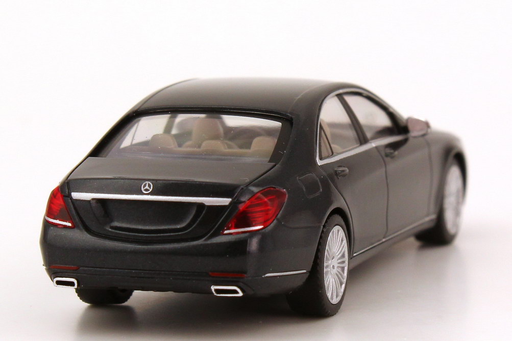 Foto 1:87 Mercedes-Benz S-Klasse 2013 Langversion (V222) blauanthrazit-met. Werbemodell herpa B66960150