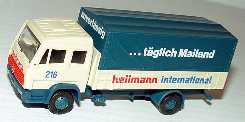 Foto 1:87 Merdedes-Benz 1320 2a PP-Lkw Hellmann International Praliné 84002