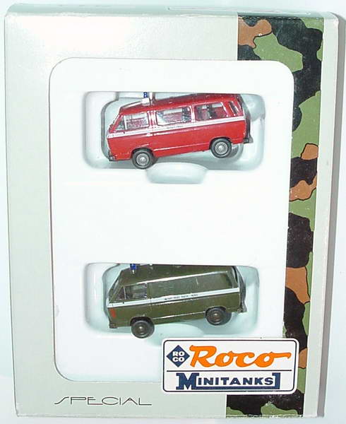 Foto 1:87 Military Police Set-Packung (VW T3 Bus + VW T3 Kasten (Traffic Patrol)) Roco 814