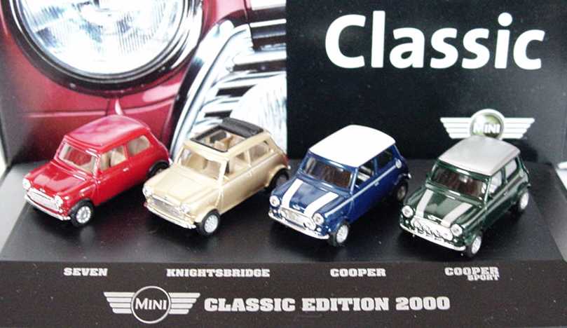 Foto 1:87 Mini Classic Edition 2000 (4 Minis) Werbemodell herpa 80410021393