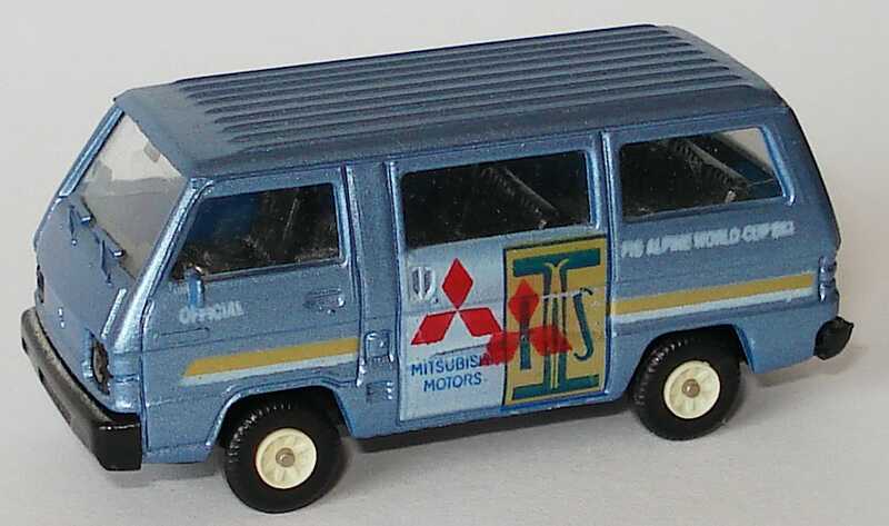 Foto 1:87 Mitsubishi L300 I Bus FIS Alpine World Cup Ski Fehldruck Rietze