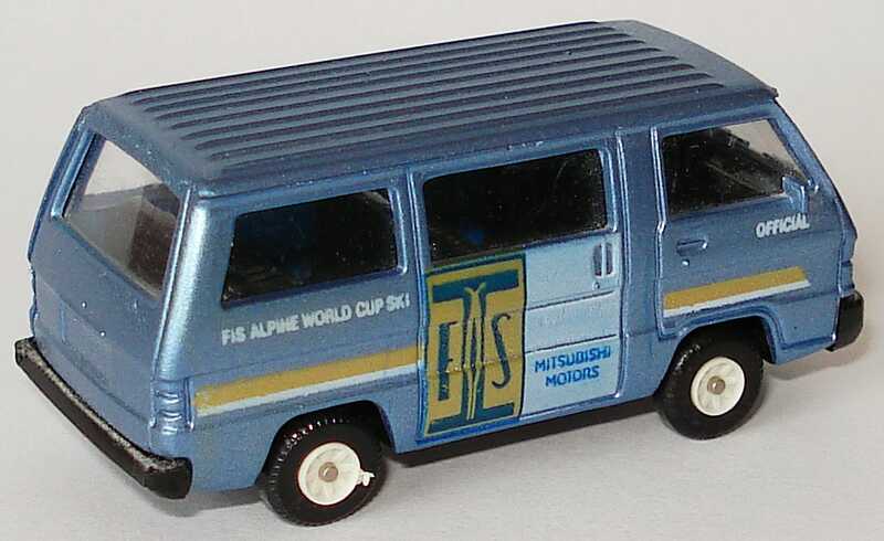 Foto 1:87 Mitsubishi L300 I Bus FIS Alpine World Cup Ski Fehldruck Rietze