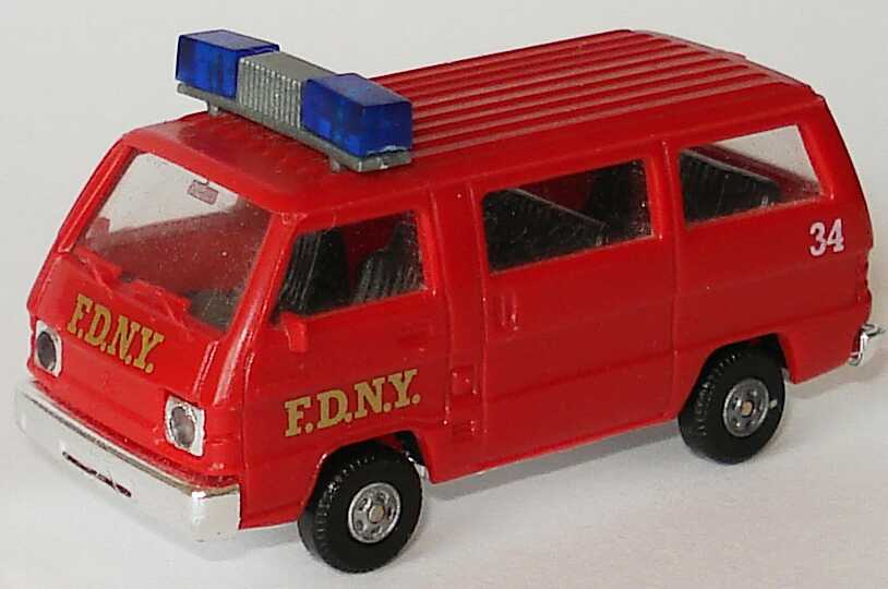 Foto 1:87 Mitsubishi L300 I Bus F.D.N.Y., 34 (Fire Dept. New York) Rietze