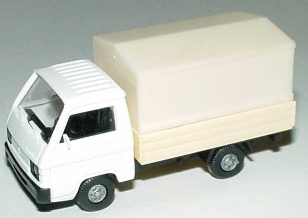 Foto 1:87 Mitsubishi L300 I Pritsche/Plane weiß/beige Rietze