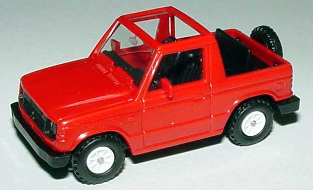 Foto 1:87 Mitsubishi Pajero Cabrio rot Rietze