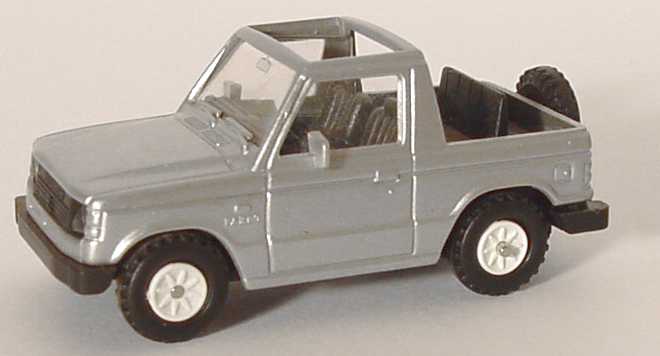 Foto 1:87 Mitsubishi Pajero Cabrio silber-met. Rietze