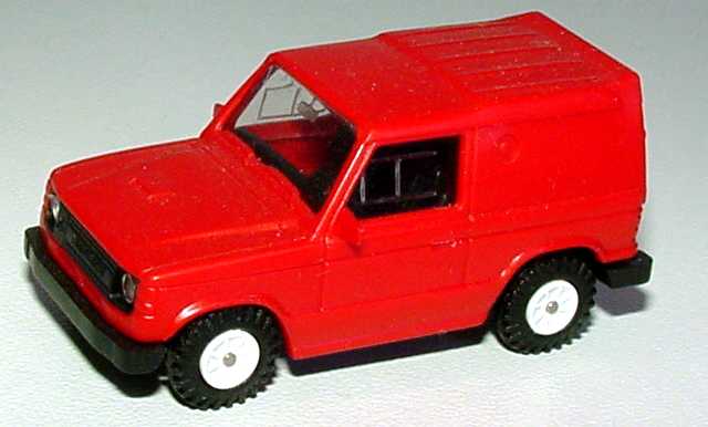 Foto 1:87 Mitsubishi Pajero Rallye rot Rietze