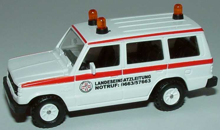 Foto 1:87 Mitsubishi Pajero lang Österreichische Rettungshundebrigade, Landeseinsatzleitung Rietze 50188