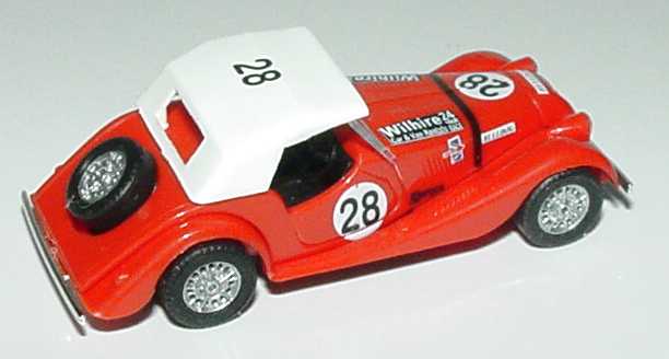 Foto 1:87 Morgan Plus 8 rot Wilhire 24 Hour Race Nr.28 Busch 47106
