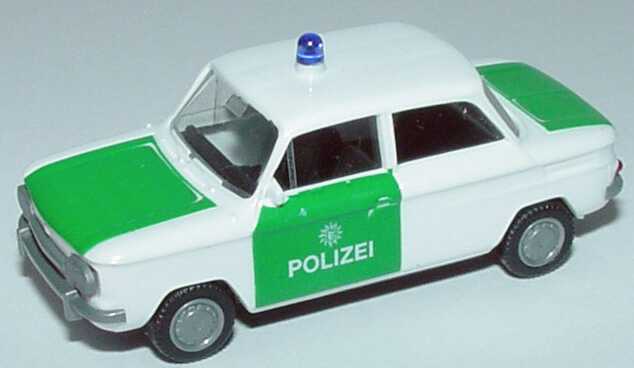 Foto 1:87 NSU TT Polizei weiß/grün euromodell 07302