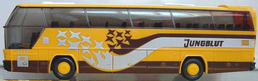 Foto 1:87 Neoplan Cityliner Jungblut gelb Rietze