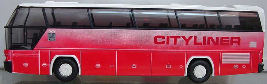 Foto 1:87 Neoplan Cityliner rot/weiß Cityliner Rietze